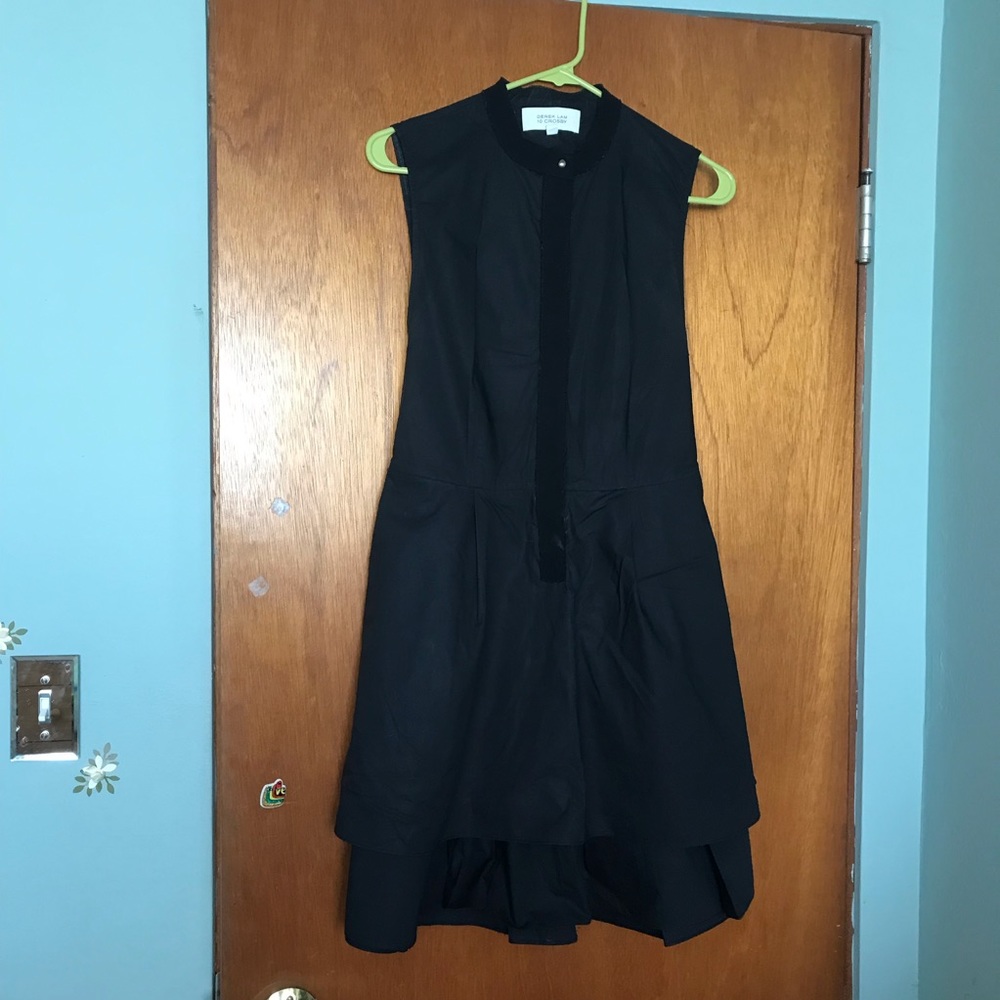 Derek lam 10 Crosby black a line dress size 6